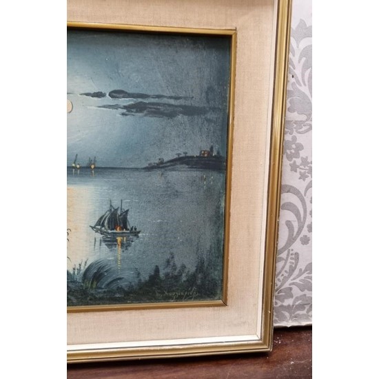 Κάδρο εκτύπωση με παραλία Granny's 102892