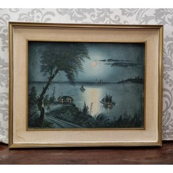 Κάδρο εκτύπωση με παραλία Granny's 102892