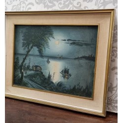 Κάδρο εκτύπωση με παραλία Granny's 102892