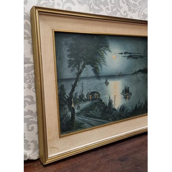 Κάδρο εκτύπωση με παραλία Granny's 102892