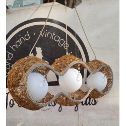 Τρίφωτο φωτιστικό Granny's 106274