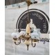 Φωτιστικό μαρμάρινο και μπρούτζινο Granny's 115596