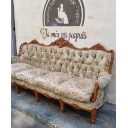 Καναπές τετραθέσιος σκαλιστός Granny's 101378