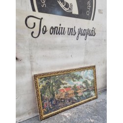 Κάδρο κέντημα με σκαλιστή κορνίζα Granny's 118528
