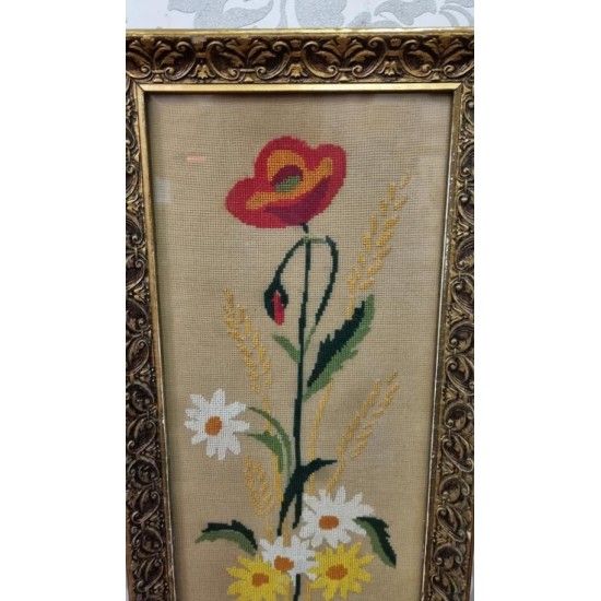 Κάδρο κέντημα με λουλούδια Granny's 104111