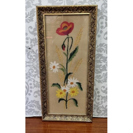Κάδρο κέντημα με λουλούδια Granny's 104111