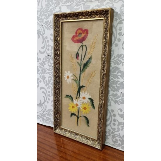 Κάδρο κέντημα με λουλούδια Granny's 104111