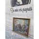 Κάδρο Κέντημα με χρυσή κορνίζα Granny's 103747
