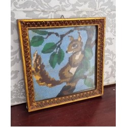 Καδράκι κέντημα με σκιουράκι Granny's 128367