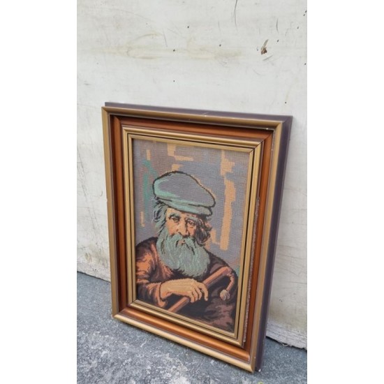 Κάδρο κέντημα με παππού Granny's 109665