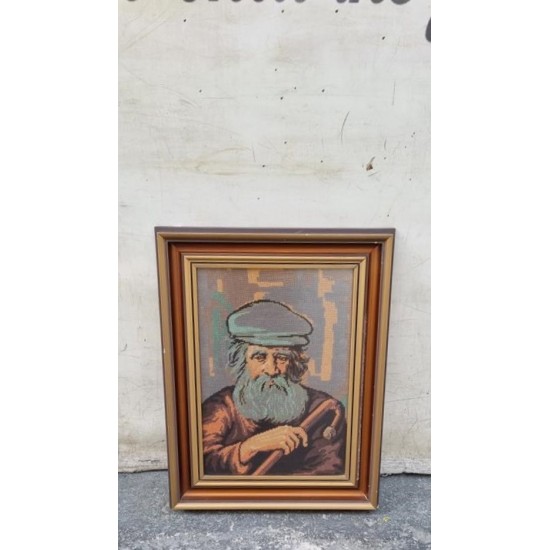 Κάδρο κέντημα με παππού Granny's 109665