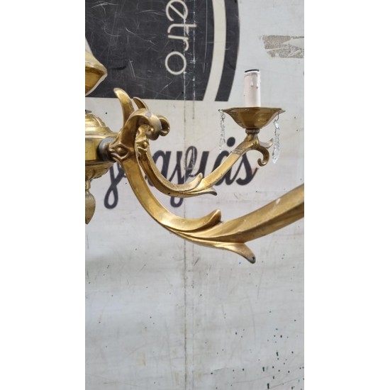   Φωτιστικό μπρούτζινο εποχής Granny's 110138