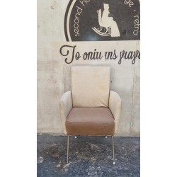 Καρεκλοπολυθρόνα με μεταλλικά πόδια Granny's 102374