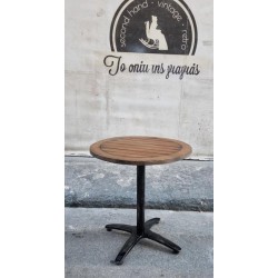 Τραπέζι στρογγυλό με μεταλλική βάση Granny's 103695