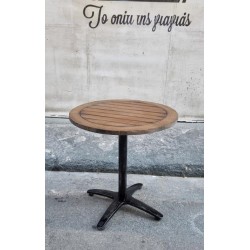 Τραπέζι στρογγυλό με μεταλλική βάση Granny's 103695