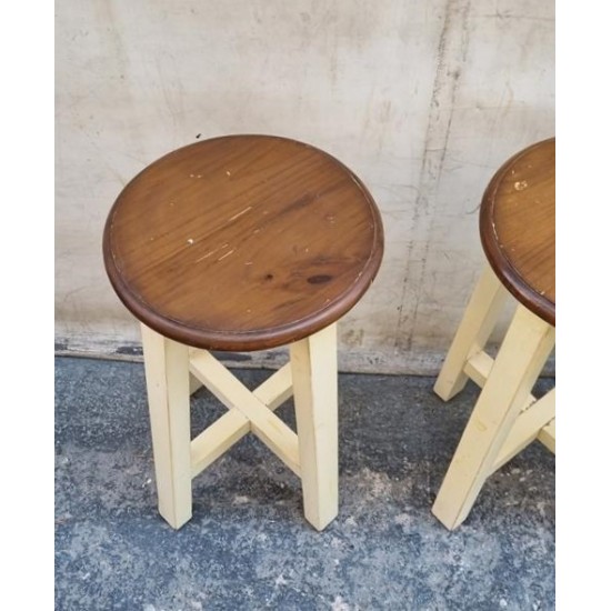 Σκαμπό ξύλινο Granny's 100724