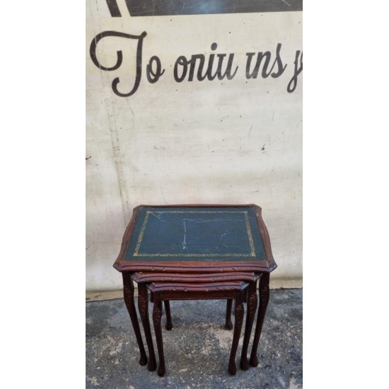 Τραπεζάκια ζιγκόν με δερμάτινη επιφάνεια Granny's 111153