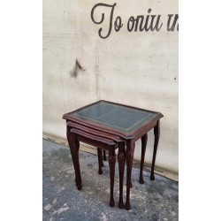 Τραπεζάκια ζιγκόν με δερμάτινη επιφάνεια Granny's 111153