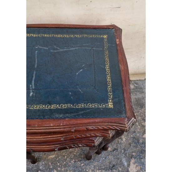 Τραπεζάκια ζιγκόν με δερμάτινη επιφάνεια Granny's 111153