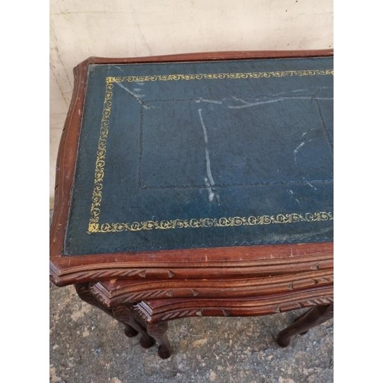 Τραπεζάκια ζιγκόν με δερμάτινη επιφάνεια Granny's 111153