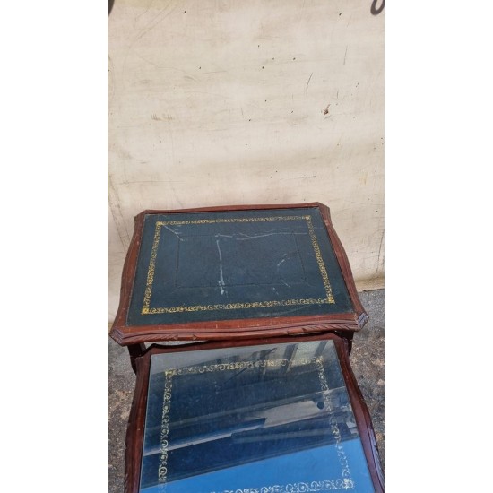 Τραπεζάκια ζιγκόν με δερμάτινη επιφάνεια Granny's 111153