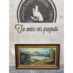 Κάδρο ζωγραφική με τοπίο Granny's 111007