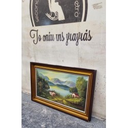 Κάδρο ζωγραφική με τοπίο Granny's 111007