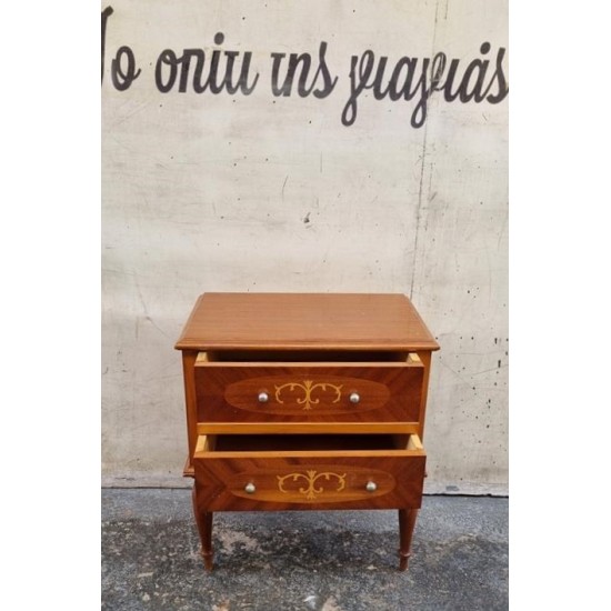 Κομοδίνο με μαρκετερί Granny's 116510