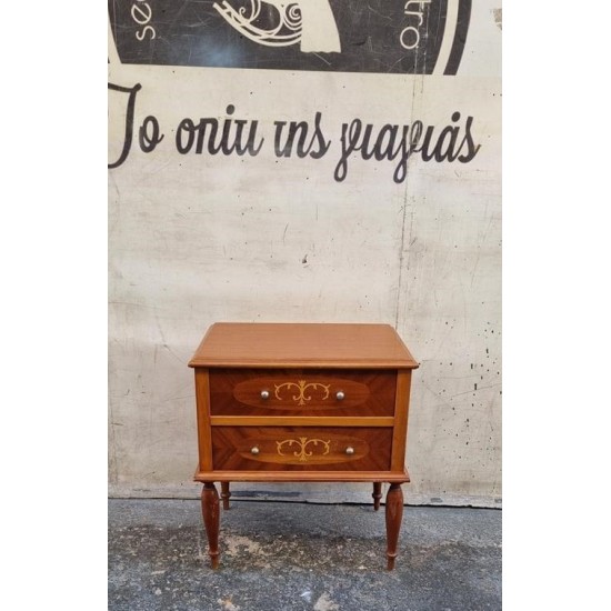 Κομοδίνο με μαρκετερί Granny's 116510