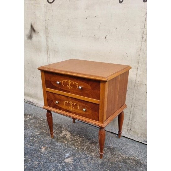 Κομοδίνο με μαρκετερί Granny's 116510