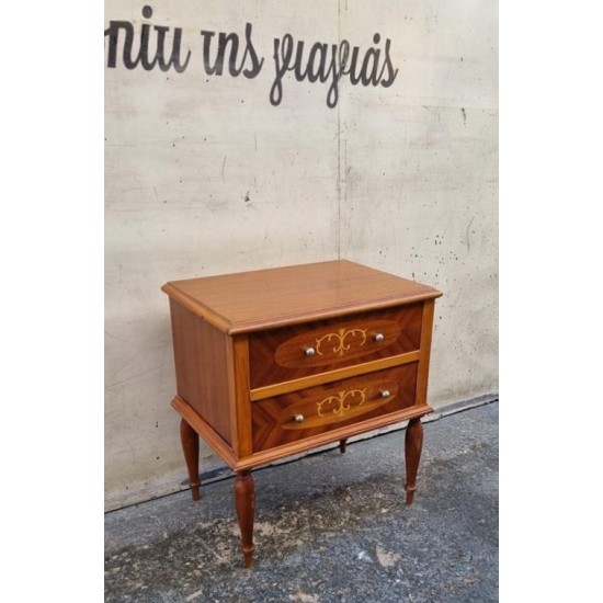 Κομοδίνο με μαρκετερί Granny's 116510