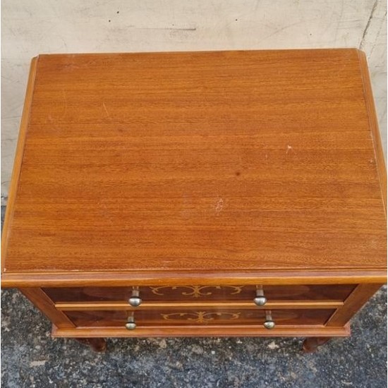 Κομοδίνο με μαρκετερί Granny's 116510