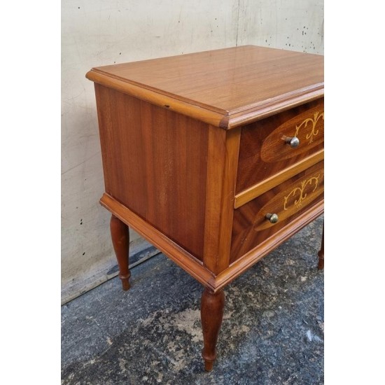 Κομοδίνο με μαρκετερί Granny's 116510