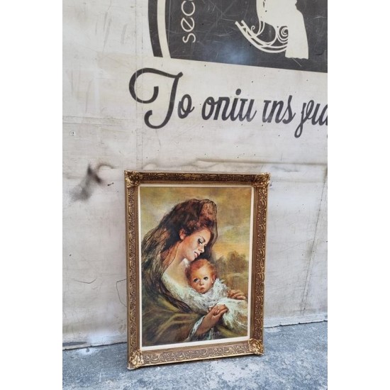 Vintage κάδρο εκτύπωση Granny's 115835