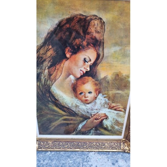 Vintage κάδρο εκτύπωση Granny's 115835