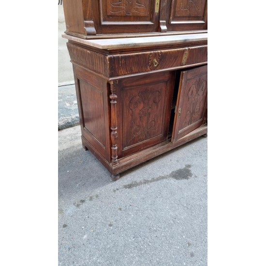 Έπιπλο πιατοθήκη με μάρμαρο Granny's 118654