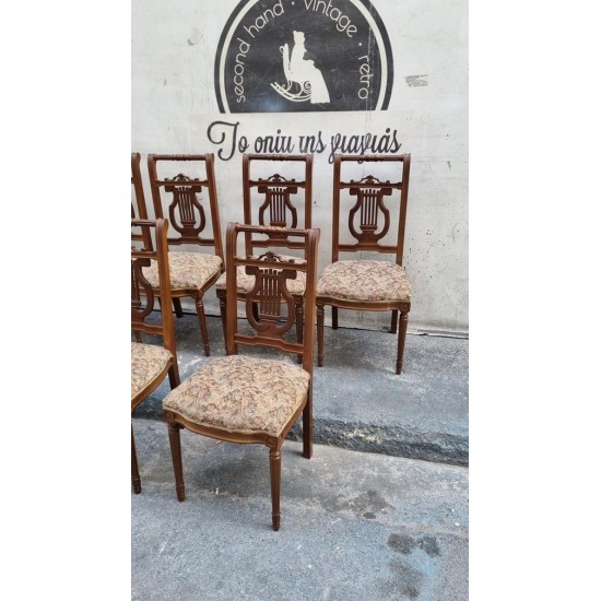 Καρέκλα εποχής με σχέδιο λύρας στην πλάτη Granny's  107754