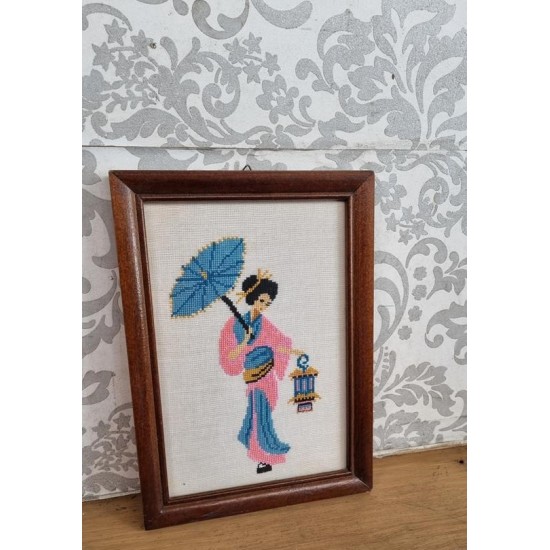    Καδράκι κέντημα εποχής Granny's  110603