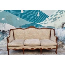 Τριθέσιος καναπές Granny's 199104