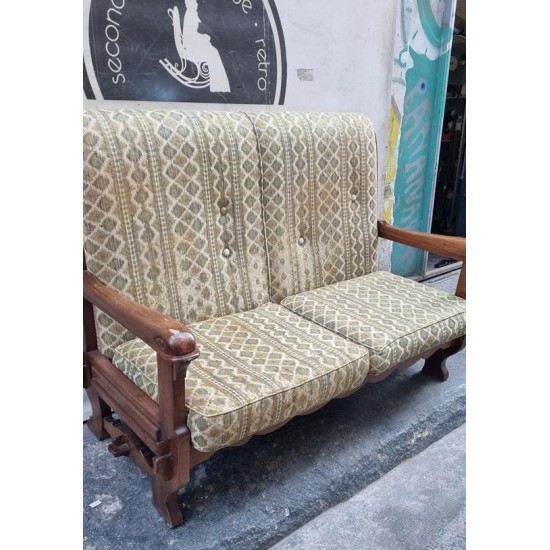Καναπές διθέσιος ξύλινος Granny's 104982 
