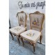 Καρέκλα με κέντημα  Granny's 103755