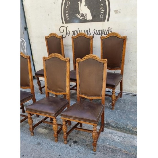 Καρέκλα με σκαλιστά πόδια Granny's 102699