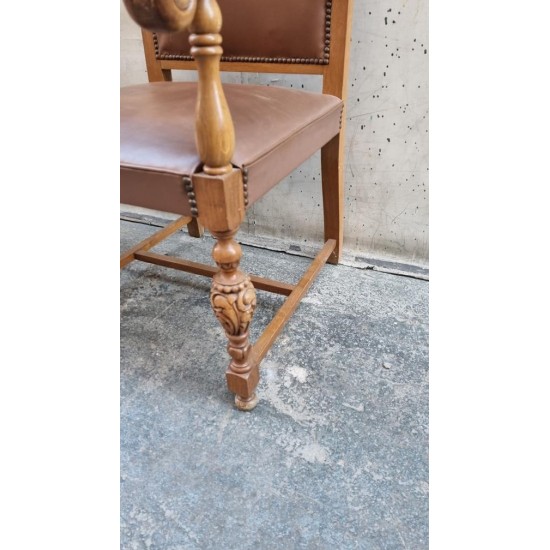 Καρεκλοπολυθρόνα με σκαλίσματα Granny's 109107