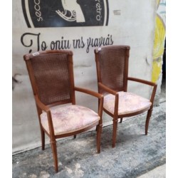 Καρεκλοπολυθρόνα με ψάθα Granny's 116498