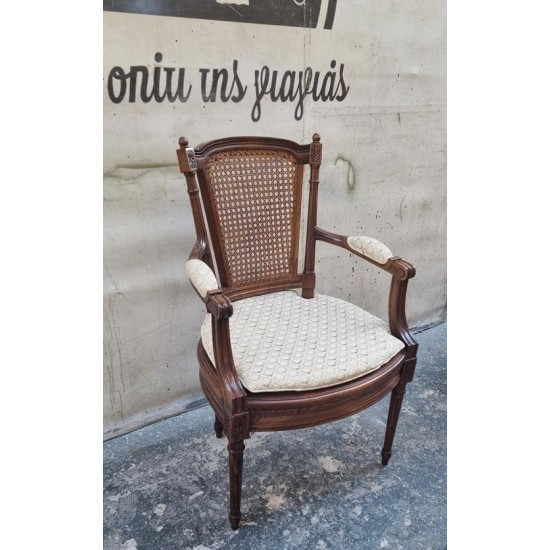 Καρεκλοπολυθρόνα με ψάθα Granny's 118548