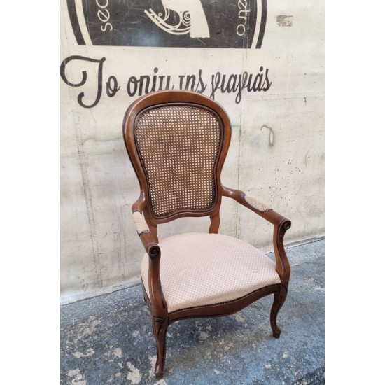 Καρεκλοπολυθρόνα με ψάθα Granny's 118196