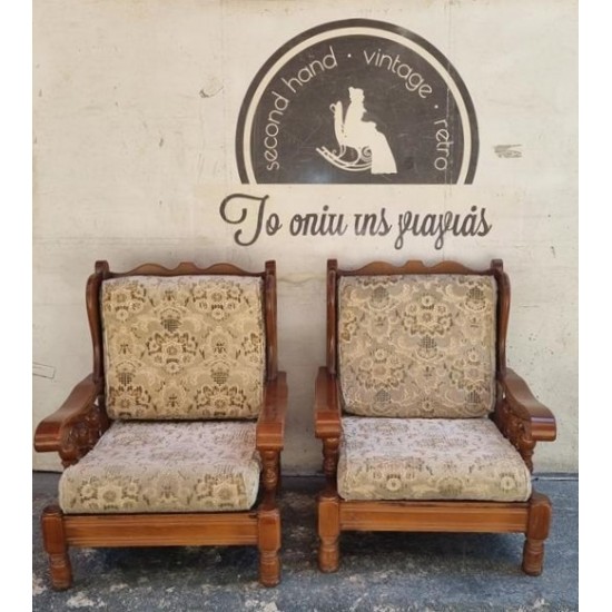 Καρεκλοπολυθρόνα ξύλινη Granny's 113910