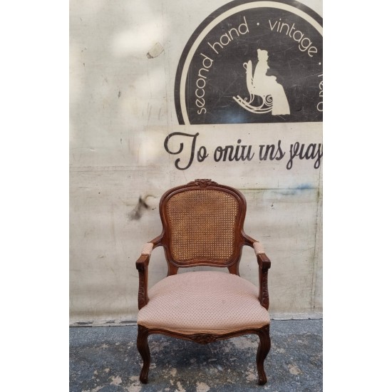 Καρεκλοπολυθρόνα με ψάθα Granny's 118350
