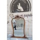 Καθρέφτης με σκάλισμα εποχής Granny's 109251