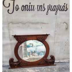  Καθρέφτης ξύλινος Granny's  102139